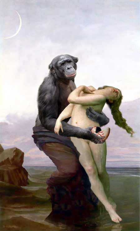 Человек и обезьяна